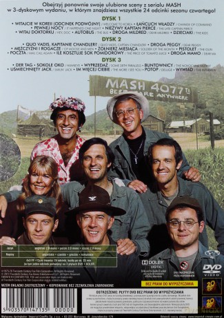 M*A*S*H / MASH / M.A.S.H sezon 4 [3DVD]