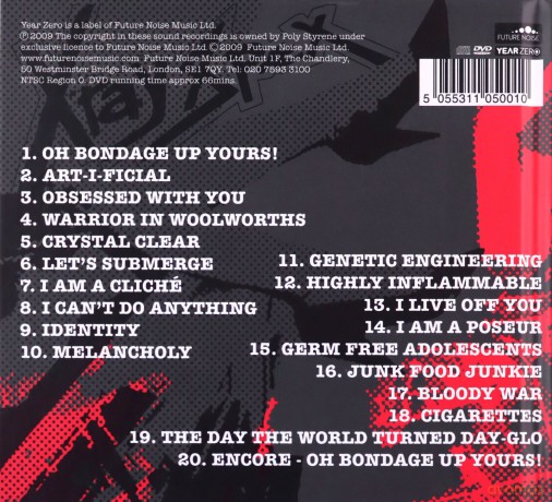 X-Ray Spex: Live At The Roundhouse London 2008 [CD]