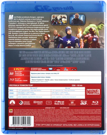 Avengers [Blu-Ray 3D]+[Blu-Ray]