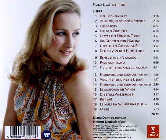 Diana Damrau: Liszt Songs [CD]