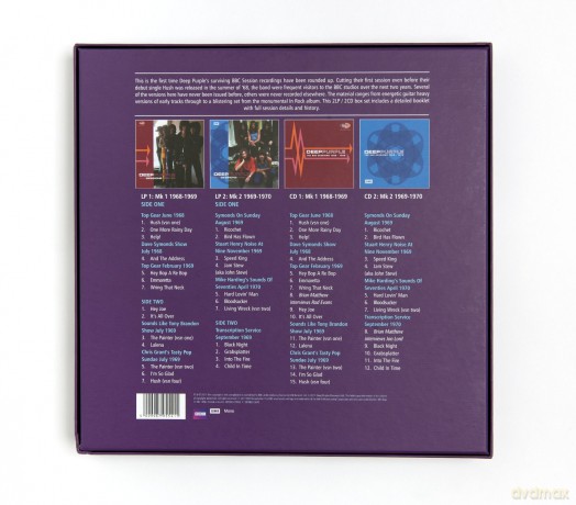 Deep Purple: BBC Sessions 1968-1970 (Deluxe Edition) Limited [2xWinyl]+[2CD]