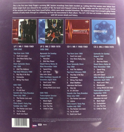 Deep Purple: BBC Sessions 1968-1970 (Deluxe Edition) Limited [2xWinyl]+[2CD]