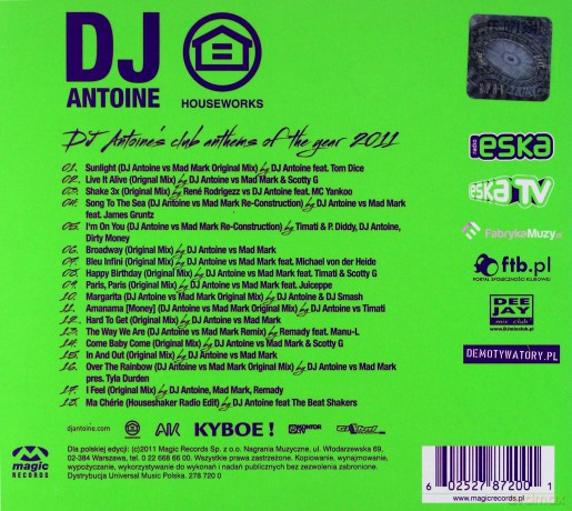 Welcome To DJ Antoine (digipack) [CD]