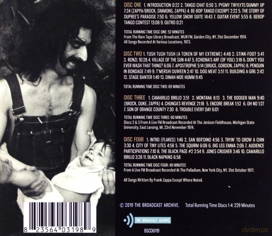 Frank Zappa: The Broadcast Archives [4CD]