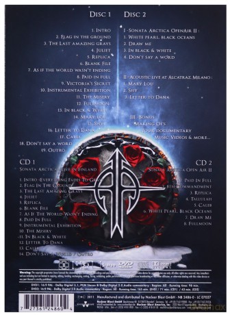 Sonata Arctica: Live In Finland (digipack) [2DVD]+[2CD]