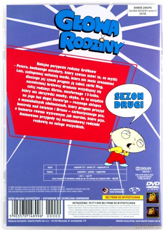 Głowa Rodziny (Family Guy) sezon 2 [2DVD]