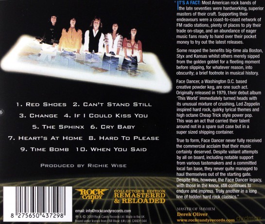 Face Dancer: This World [CD]