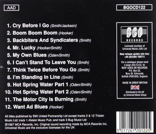 John Lee Hooker: Urban Blues [CD]