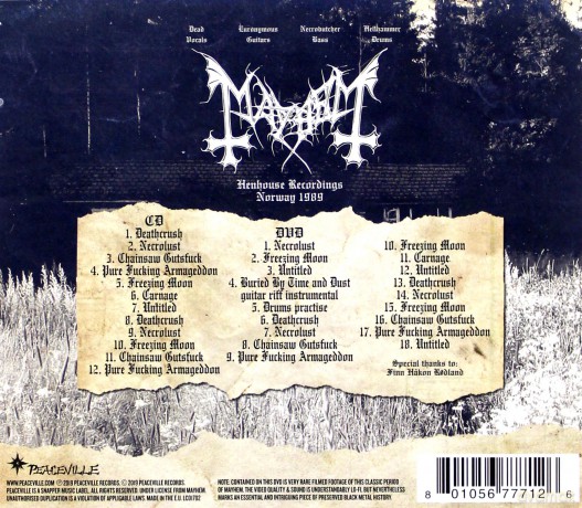 Mayhem: Henhouse Recordings [CD]+[DVD]