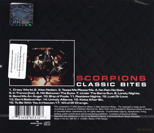 Scorpions: Classic Bites [CD]