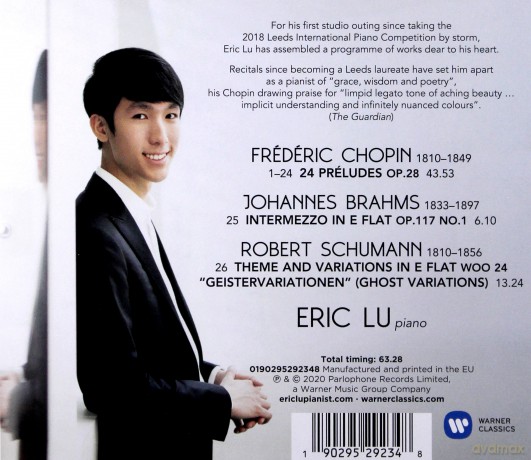 Eric Lu: Chopin 24 Preludes Op. 28 [CD]