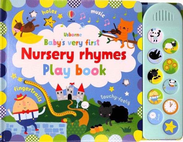 Baby's very first nursery rhymes playbook - Fiona Watt [KSIĄŻKA]
