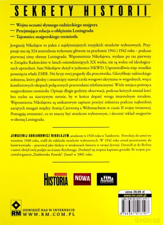 Czerwony snajper Wspomnienia z frontu wschodniego - Jewgienij Nikołajew [KSIĄŻKA]