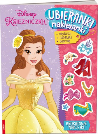 Disney Księżniczka. Ubieranki, naklejanki [KSIĄŻKA]