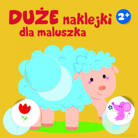 duże naklejki dla maluszka 2+ Owieczka II - Różni [KSIĄŻKA]