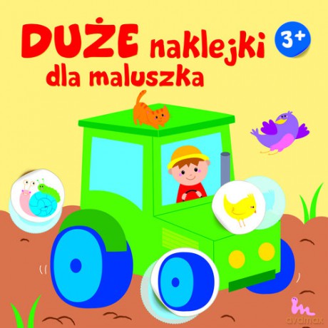 duże naklejki dla maluszka 3+ Traktor II - Różni [KSIĄŻKA]