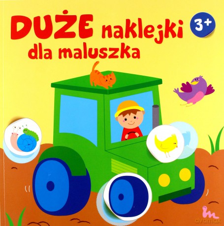 duże naklejki dla maluszka 3+ Traktor II - Różni [KSIĄŻKA]