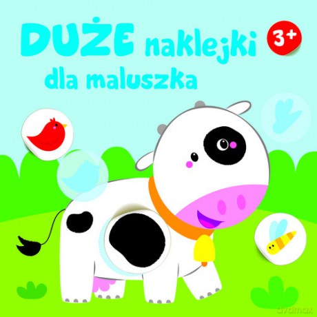 Duże naklejki dla maluszka Krówka II [KSIĄŻKA]