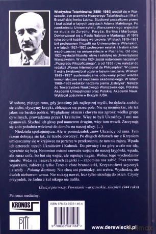 Dzienniki Lata 1944-1960 - Władysław Tatarkiewicz [KSIĄŻKA]