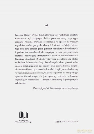 Filozoficzne i translatoryczne wędrówki po Dolinie Muminków - Hanna Dymel-Trzebiatowska [KSIĄŻKA]