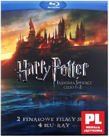 Harry Potter i Insygnia śmierci część 1 2 [BOX] [4xBlu-Ray]