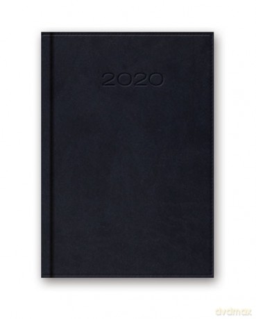 Kalendarz 2020 B6 dzienny granatowy [KALENDARZ]