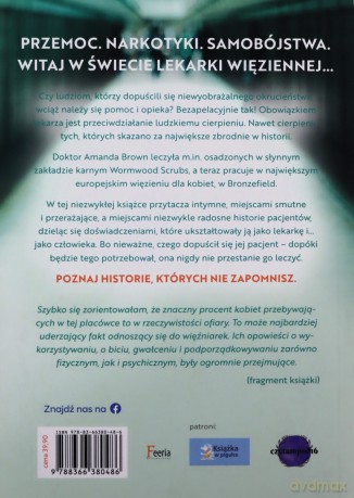 Lekarka więzienna Kiedy przemoc narkotyki i samobójstwa to twoja codzienność - Amanda Brown [KSIĄŻKA]