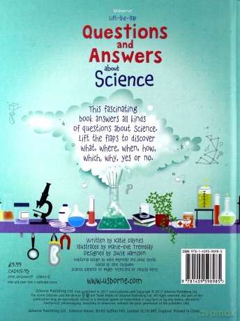 Lift-the-flap questions and answers about science - Katie Daynes [KSIĄŻKA]