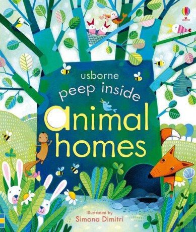 Peep inside animal homes - Anna Milbourne [KSIĄŻKA]
