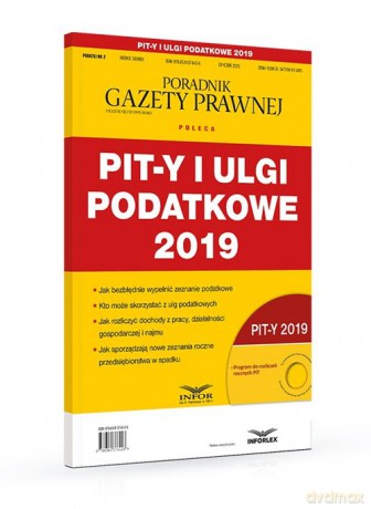 Pity i ulgi podatkowe 2019 [KSIĄŻKA]