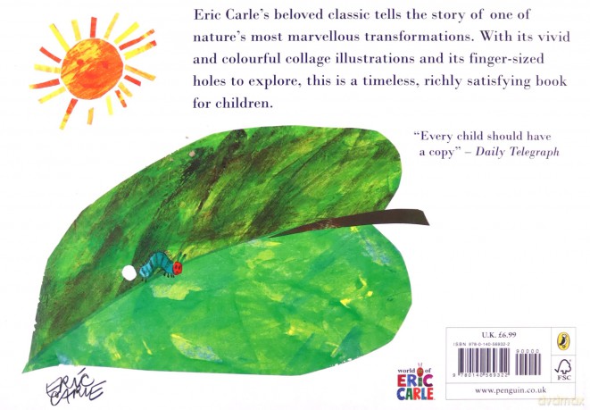 The Very Hungry Caterpillar - Eric Carle [KSIĄŻKA]