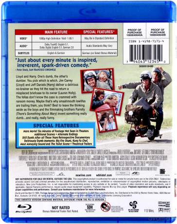 Dumb and Dumber (Głupi i głupszy) [Blu-Ray]