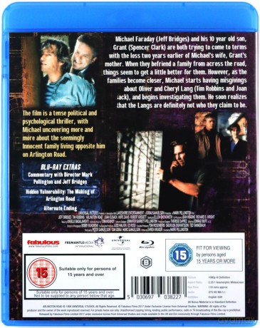 Arlington Road [Blu-Ray]