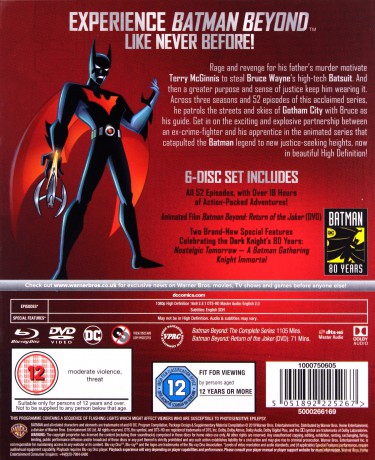 Batman Beyond: The Complete Series Vanilla Edition [5xBlu-Ray]+[DVD]