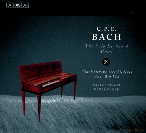 Miklos Spanyi: Carl Philipp Emanuel Bach: The Solo Keyboard Music. Vol. 39 [CD]