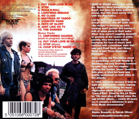 Plasmatics: Coup D Etat [CD]