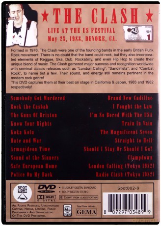 The Clash: Live US Festival San Bernandino [DVD]