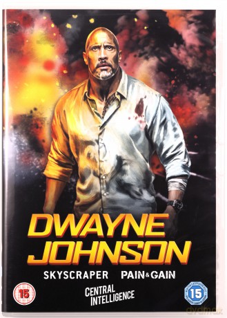 Dwayne Johnson 3 Movie Collection: Skyscraper / Pain & Gain / Central Intelligence [3DVD]