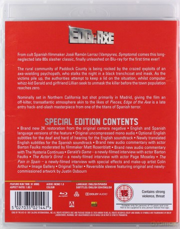 Edge of the Axe [Blu-Ray]