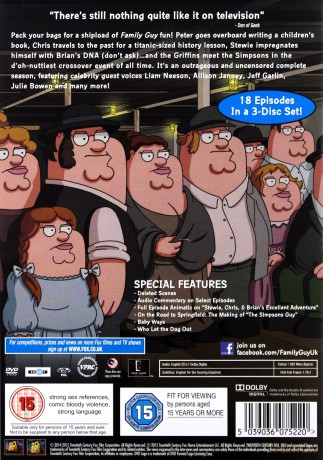 Family Guy Season 15 (Głowa rodziny) [3DVD]
