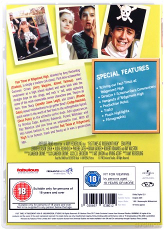 Fast Times At Ridgemont High (Beztroskie lata w Ridgemont High) [DVD]