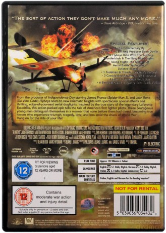 Flyboys (Bohaterska eskadra) [DVD]