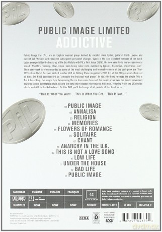 Public Image Limited: Addictive live 1983 [DVD]