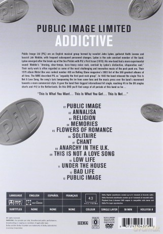 Public Image Limited: Addictive live 1983 [DVD]