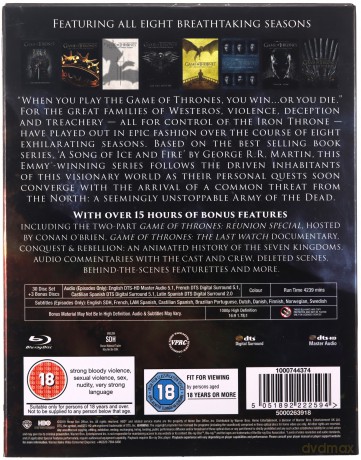 Game Of Thrones: The Complete Series (Gra o Tron) [40xBlu-Ray]