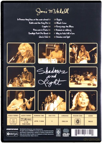 Joni Mitchell: Shadows And Light [DVD]
