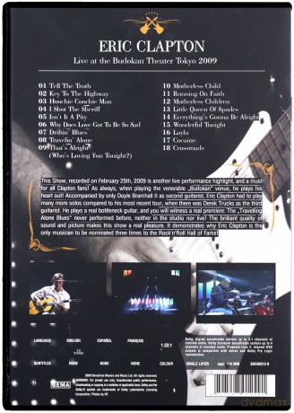 Eric Clapton: God Meets Buddah - Tokyo 2009 [DVD]