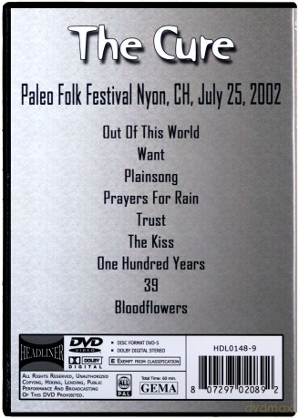 The Cure: Paleo Folk Festival (Switzerland 02) [DVD]