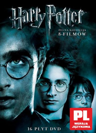 Harry Potter Pełna Kolekcja: Kamień Filozoficzny / Komnata Tajemnic / Więzień Azkabanu / Czara Ognia / Zakon Feniksa / Książę Półkrwi / Insygnia Śmierci 1 / Insygnia Śmierci 2 [BOX] [16DVD]