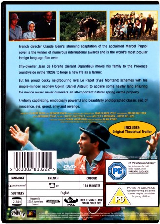 Jean De Florette [DVD]